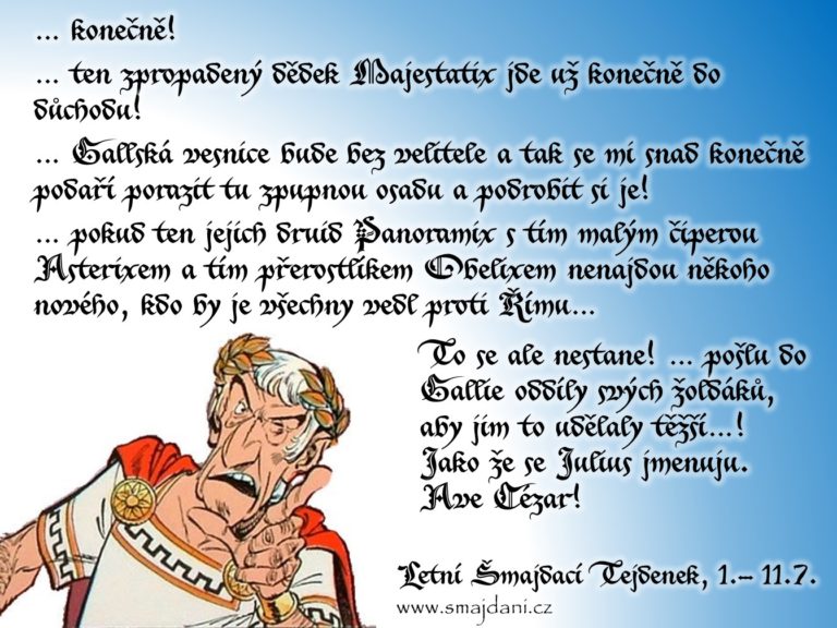 Cestou z Rosalií se v Galii zastaví i Cesar